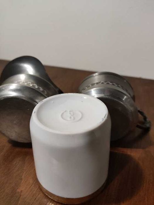 antyk, komplet, zestaw filiżanka w koszyczku 6 szt. i inne