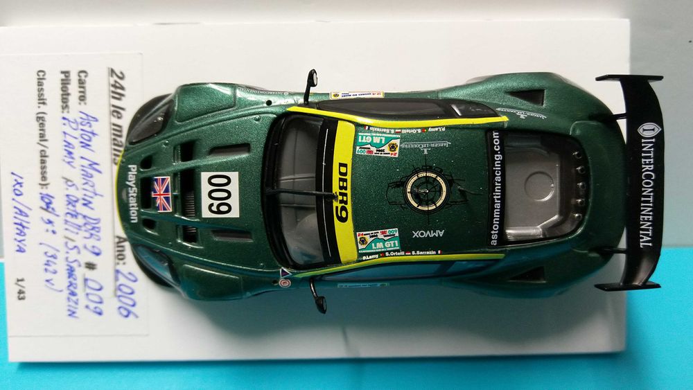Aston Martin DBR9 #009(P. Lamy): 24h Le Mans 2006 - Miniatura esc