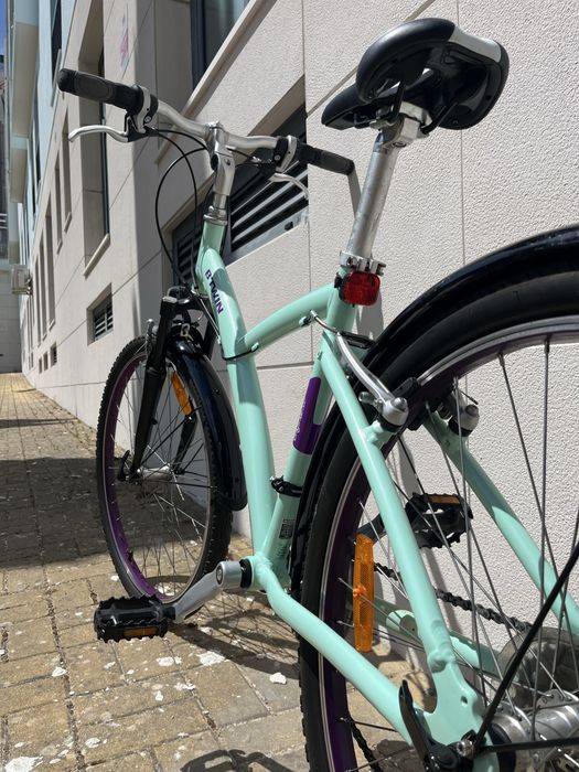 Bicicleta de senhora de passeio B-Twin como nova