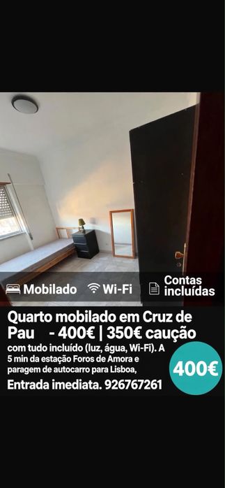 Quarto Amora perto da estação