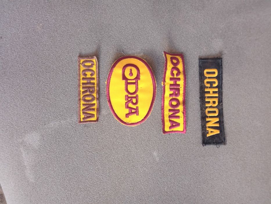 Naszywki ochrona ODRA i OCHRONA
