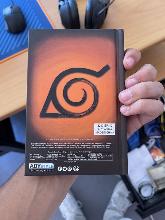 Caderno Naruto Anime