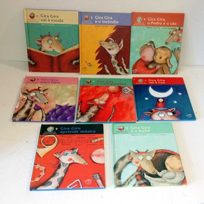 Livros da Coleção - Aventuras da Girafa Gira Gira