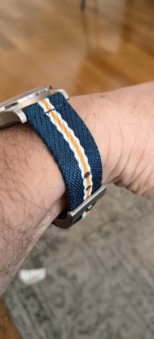 Relógio aço em salmão 36mm calibre Seiko modelo Calatrava