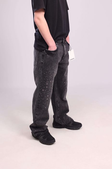 Джинси кльош бершка bershka studded flared jeans