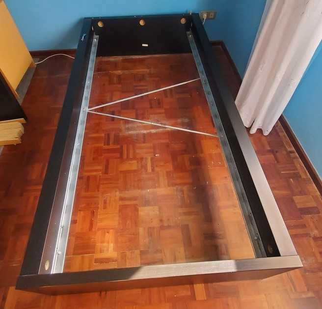Cama de Solteiro IKEA MALM + Estrado + 2 Gavetas (Redução de preço)