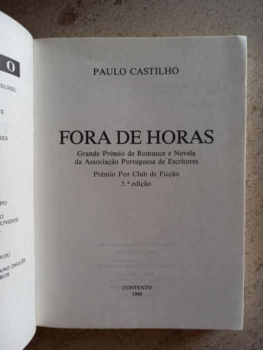 Fora de Horas, Paulo Castilho