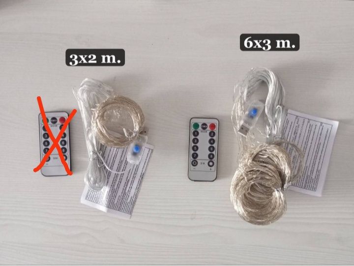 Гирлянда штора 3м×2м  (нова)