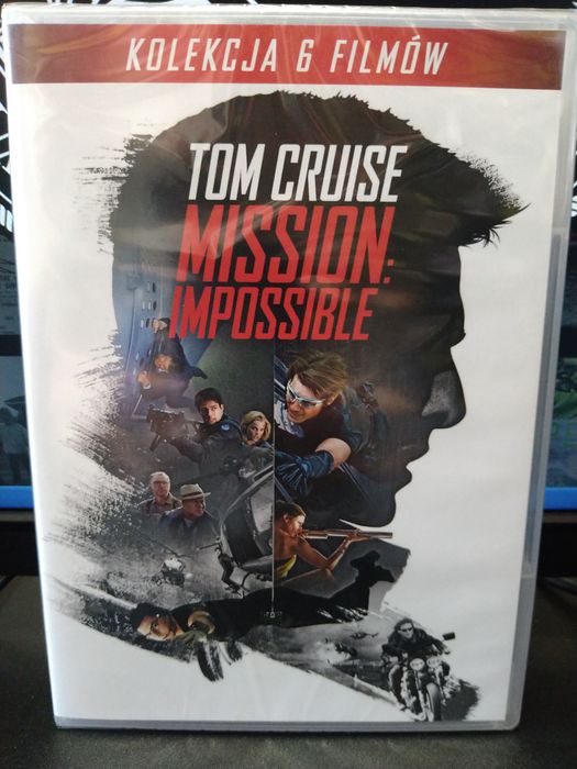 Mission Impossible. Kolekcja 6 filmów DVD pakiet nowy, zafoliowany.