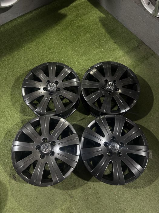 Диски титани 5:112R17 Volkswagen Skoda Audi оригінал комплект склад б/у