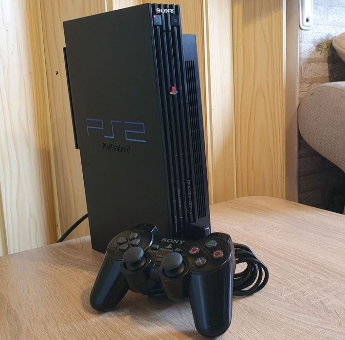Konsola PS2 FAT + HDD 500GB + Network Adaptor