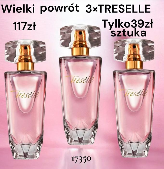 3×treselle 50ml Nowe perfumy Avon