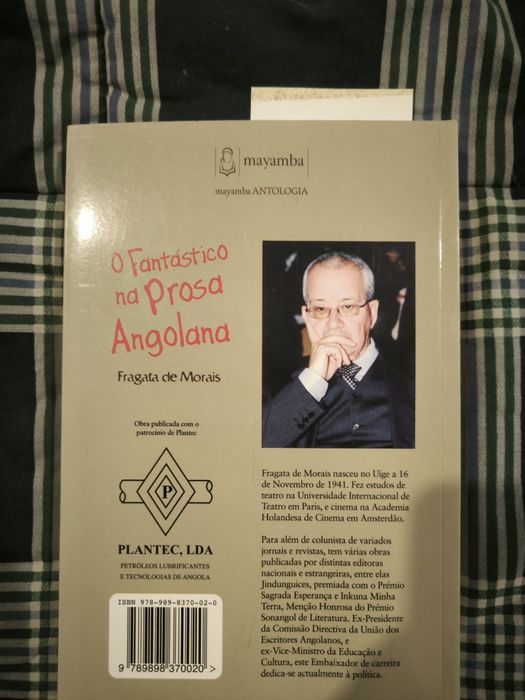 O fantástico na prosa Angolana de fragata de morais lirvo autógrafado