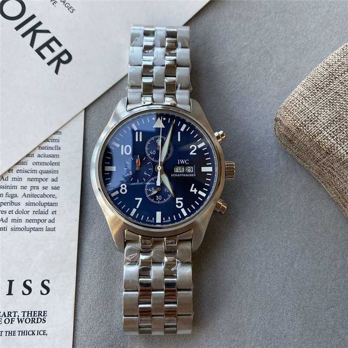 Годинник автоматичний Pilot Chronograph 41 мм blue