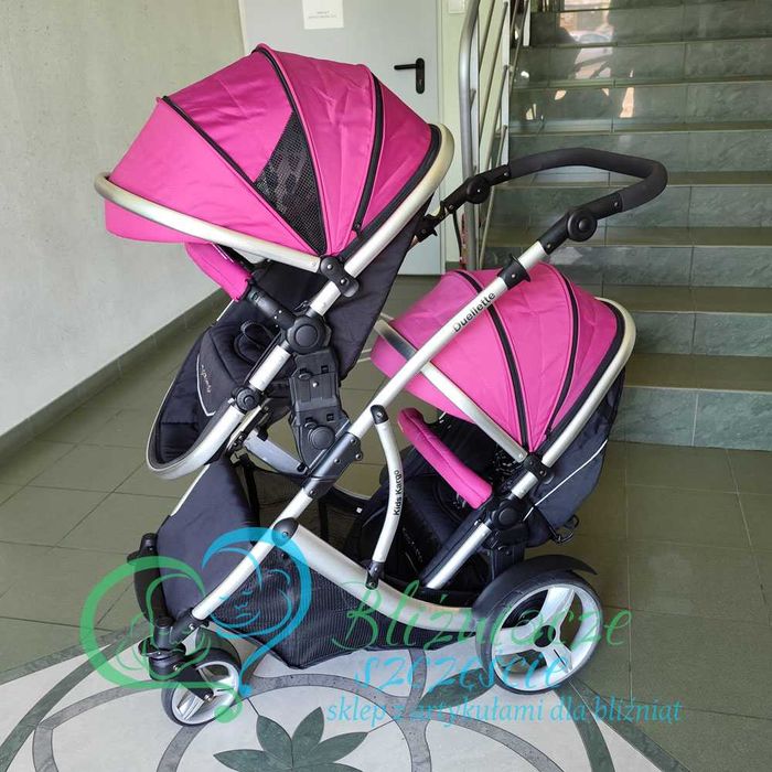 Wózek dla dwójki dzieci KOMIS