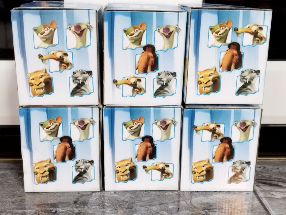 Kubek kolekcjonerski "Epoka Lodowcowa" / 2015 / Zestaw - 6 szt