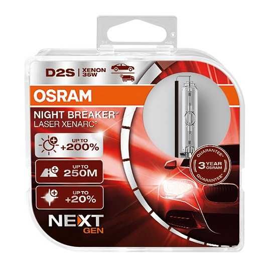 Lâmpadas Xénon Osram D2S Night Breaker Laser