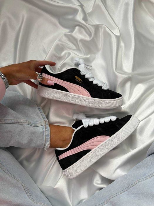 !SALE! Puma Suede XL Pink Black 36 37 38 39 40 41 пума хл