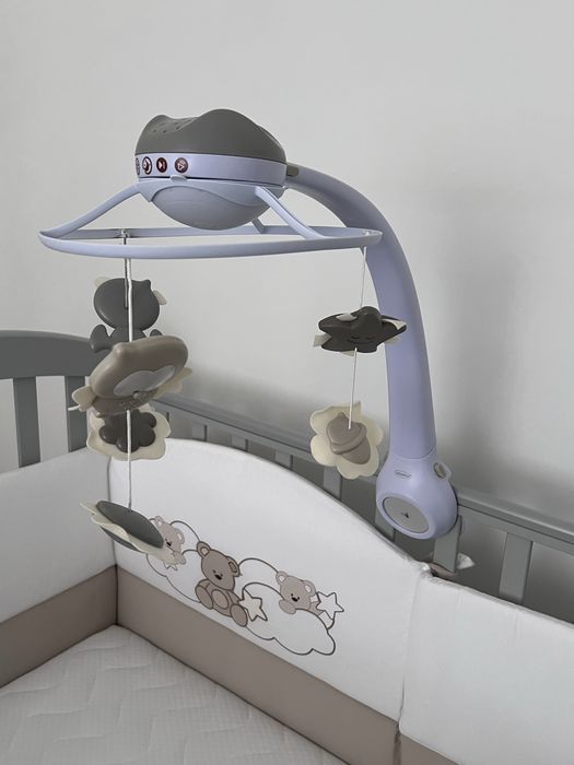 Дитяче ліжечко Azzurra Design Funky Grigio