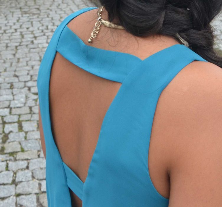 Vestido comprido -  ZARA