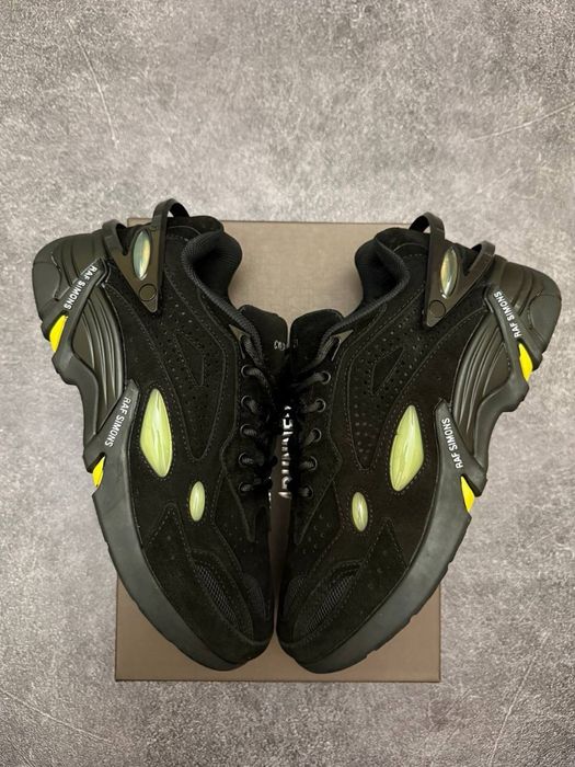 Raf Simons x Adidas Cylon 21 Black Yellow рафы, рафи, drill, кулоны