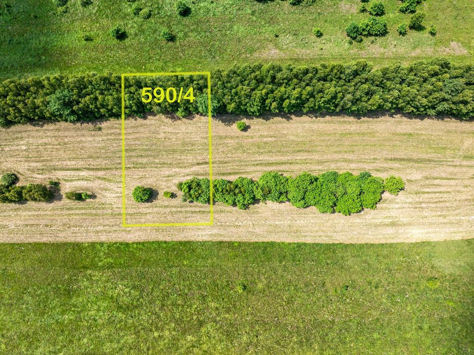 Działka BUDOWLANA o pow. 1251m2 okolice BORKOWA - 20 minut od KIELC