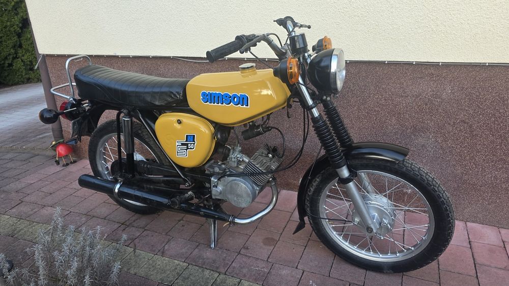 Simson s50 78r zarejestrowany sprawny ifa ddr s51 Simson dostawa