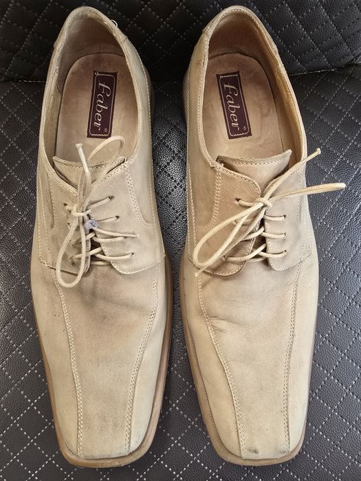 Buty eleganckie 45 męskie Faber pantofelki