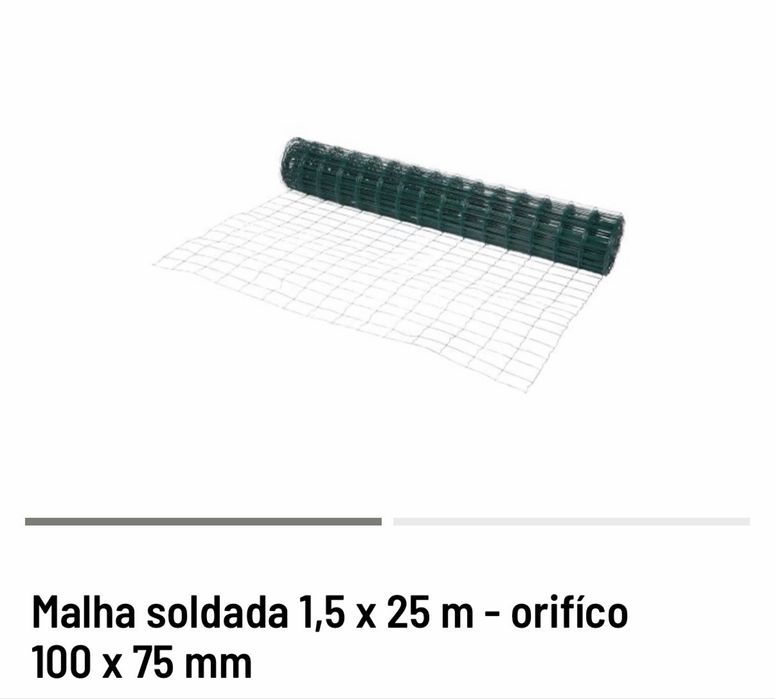 Rede vedaçao verde e metalica