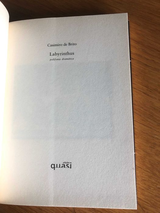 LABYRINTHUS    Casimiro de Brito