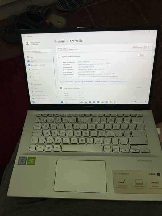 Asus vivibook usado