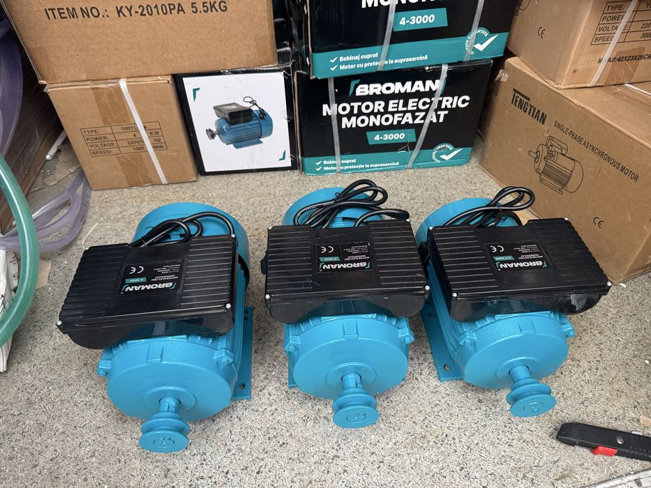 Broman електро двигуни Румунія від 1.5 до 5.5 кв
