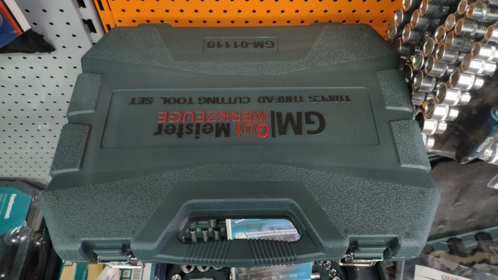 Набір мітчиків і плашок Gut Meister 110 шт метчиков и плашек GM-01110