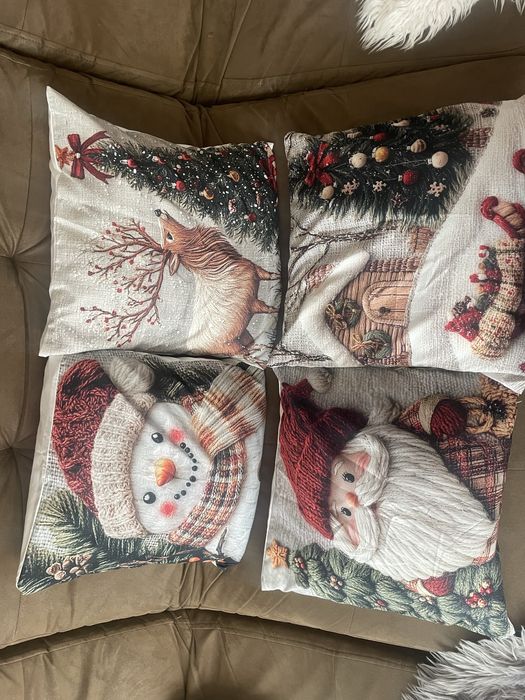 Чохли новорічні на подушки