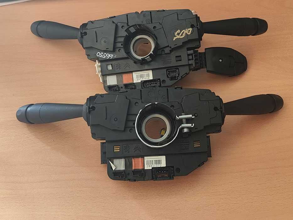 Comutadores Luzes Pisca Fita AirBag Peugeot 206 207 208 307 308 3008 5008 Partner Citroen Berlingo C2 C3  Etc