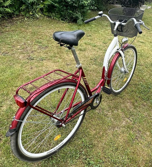 ARKUS - Rower turystyczny DELTA Miss 28 Biało-czerwony