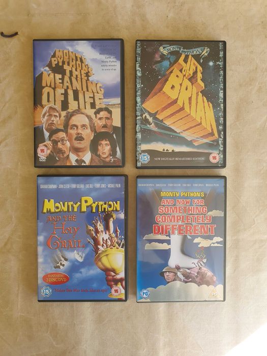 Set of 4 used Monty Python DVDs64553317805570120