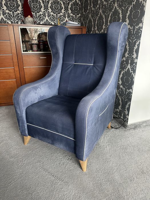 Master fotel uszak + puf tkanina pet friendly