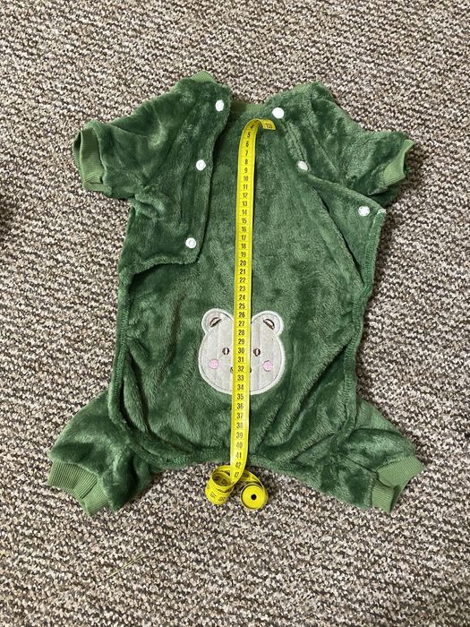 Комбінезон для собак зелений