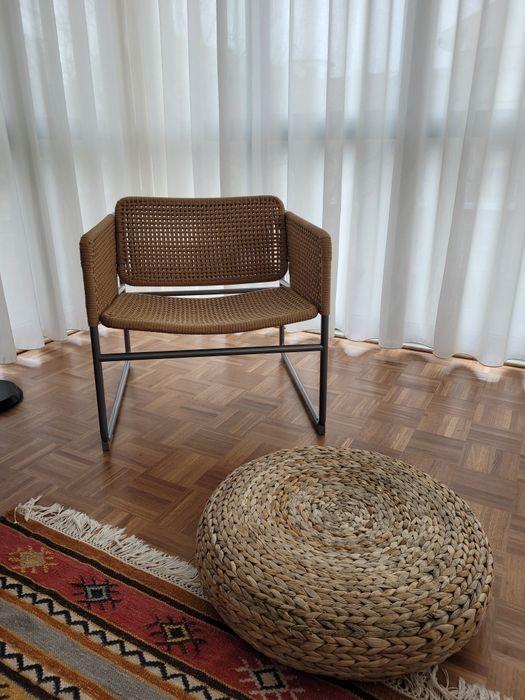 Cadeirão de corda Ikea