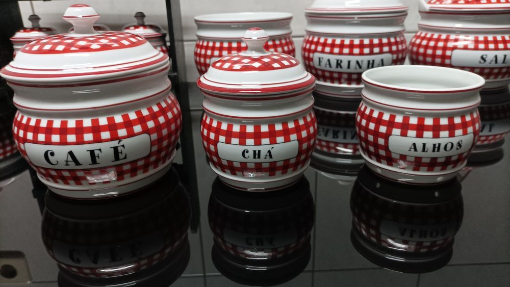 Conjunto louça cerâmica