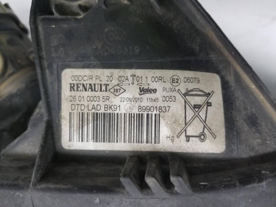 farol direito renault laguna iii grandtour