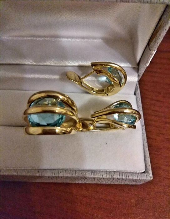 Серьги, кольца золото 585пр.