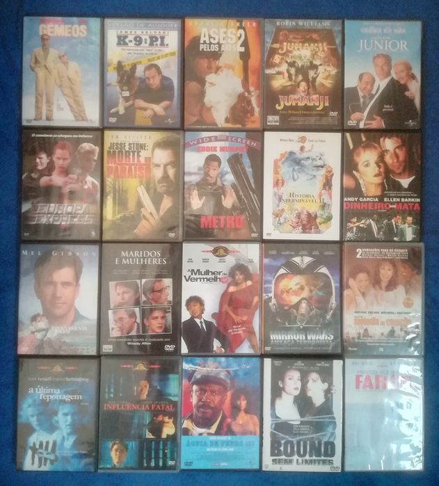 Lote 160 DVD'S originais (Lote 11)