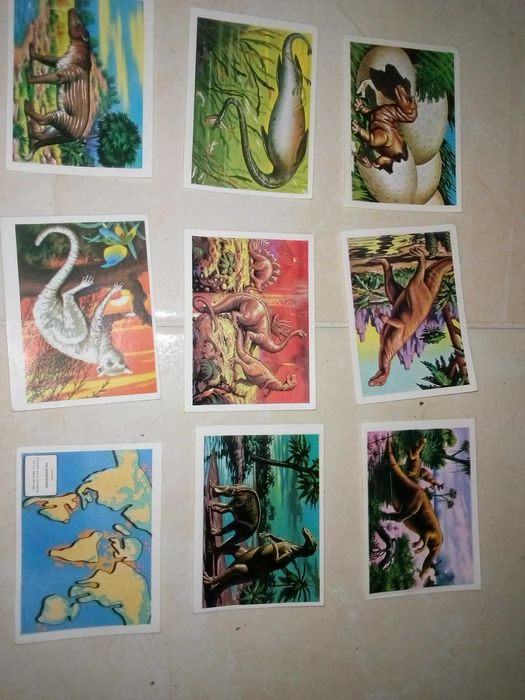 cromos história do homem anos 70