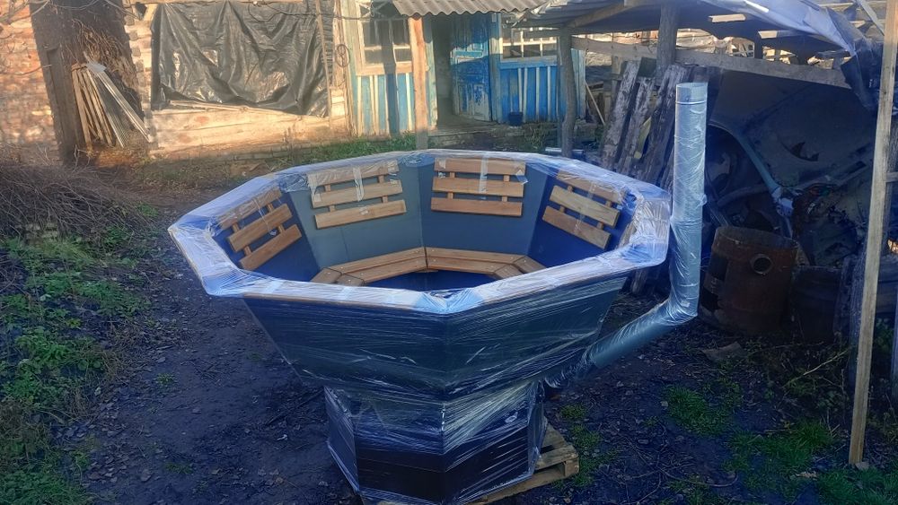 Малий банний чан “Пан Степан”  — діам. 2 м на 3-4 особи.