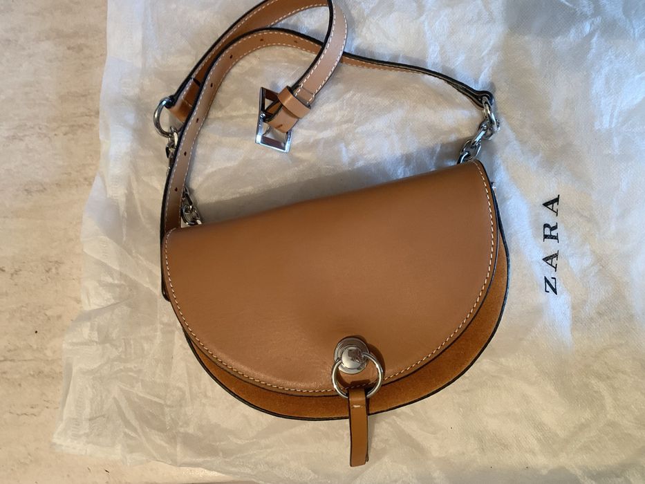 Zara поясная сумка бананка