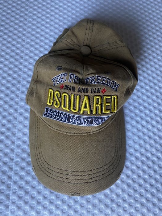 Czapka Dsquared2 khaki zgniłozielona uni
