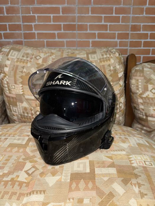 Capacete shark carbono