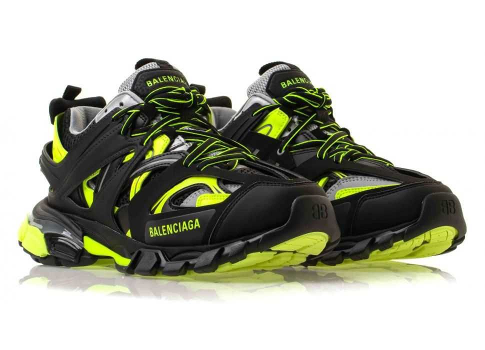 BALENCIAGA ランナー ブラック/イエロー 39 Balenciaga Track Black Yellow Neon 44р оригiнал: 29 500 грн